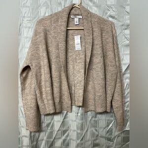 White House Black Market Beige Women's Cardigan Small MWT RETAIL $75